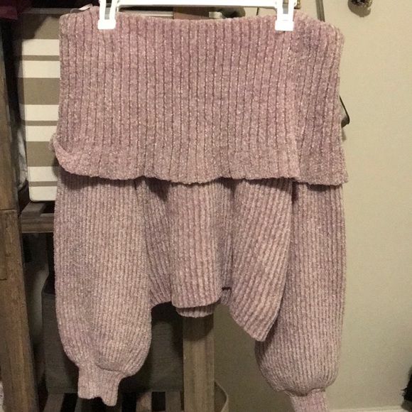 Forever 21 Sweaters - lavender off the shoulder sweater